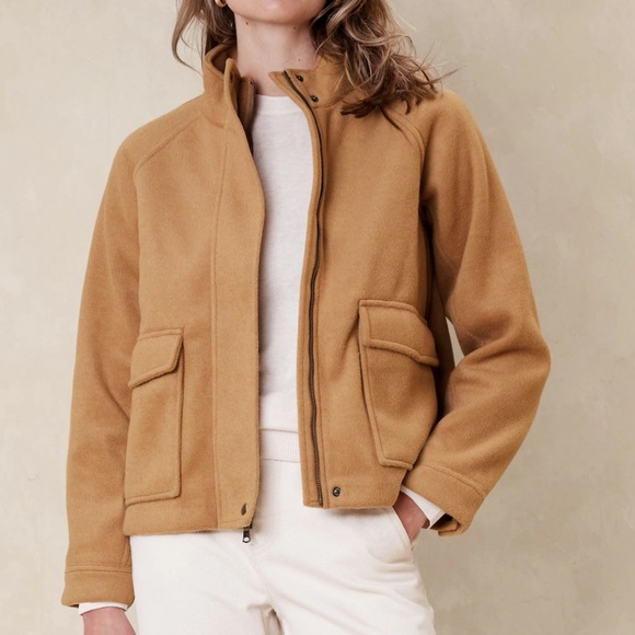 Banana Republic Factory Brushed Short Jacket - Picture 3 of 9